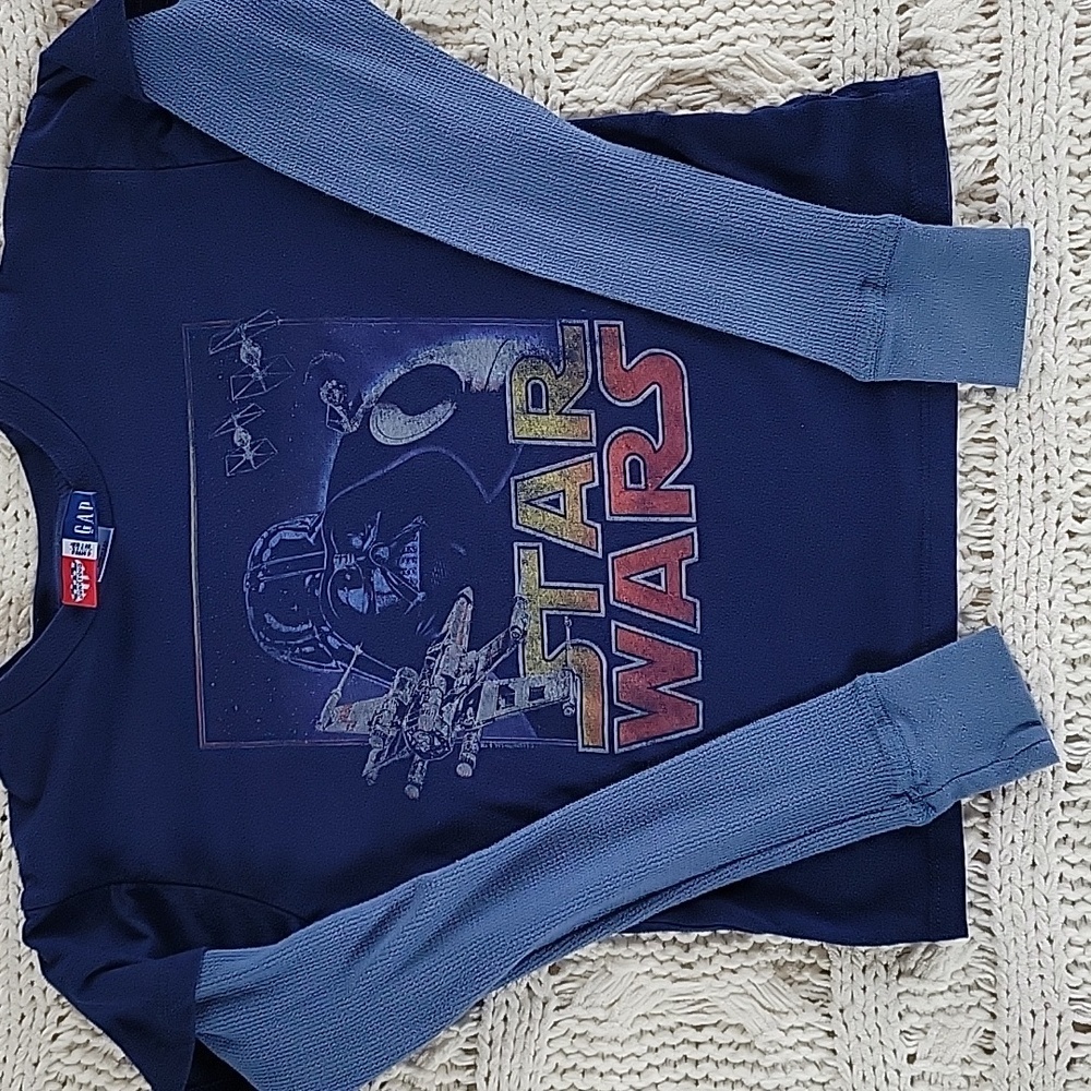 Gap Kids Junk Food Love Star Wars Size‎ 6/7 Long Sleeves Vintage